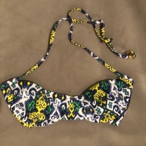 Shoshanna Geometric Bikini Top- Size D Cup- NWT